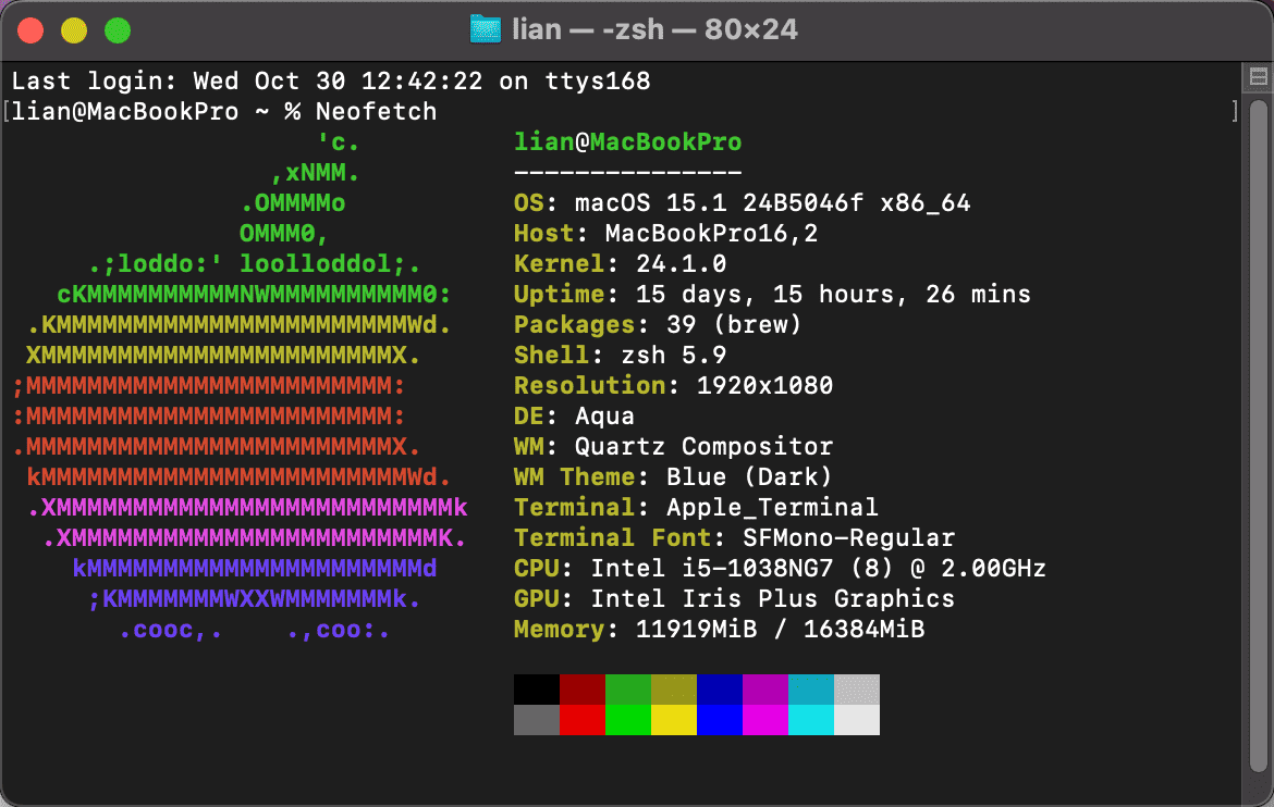 neofetch